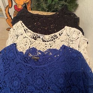 3 Express Tops Size Large